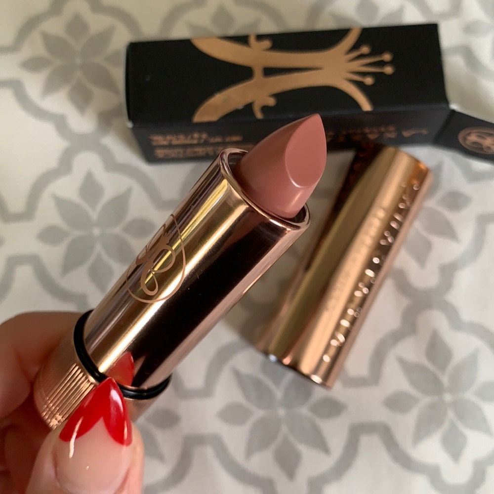 Anastasia Beverly Hills satin lipstick in Taupe Beige